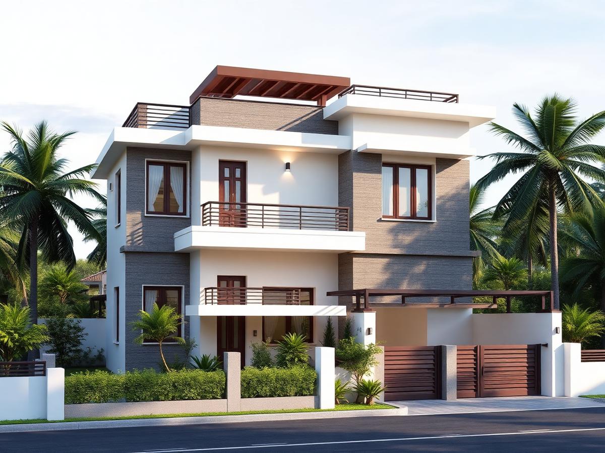 3D Elevations & Walkthrough Visualization